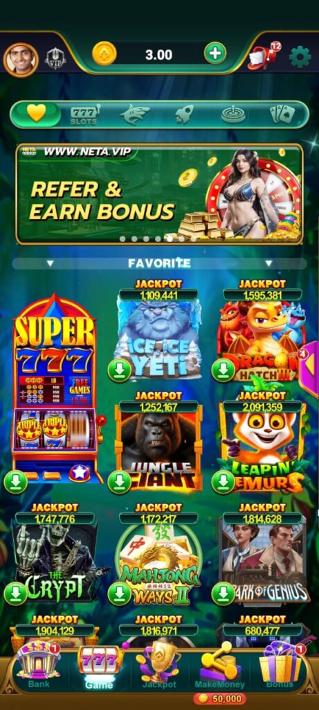 NETA VIP Slots Games