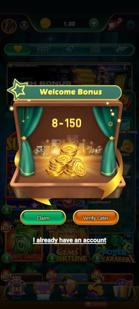 JAIHO ARCADE Bonus