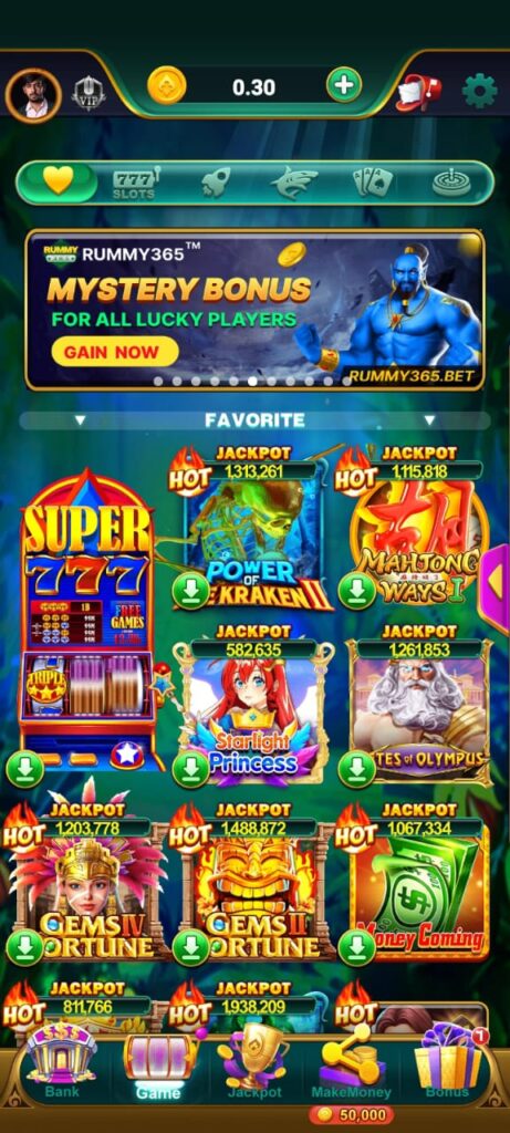 Rummy 365 Slots Games